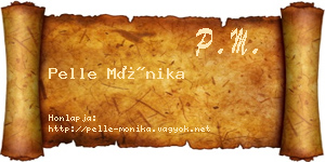 Pelle Mónika névjegykártya